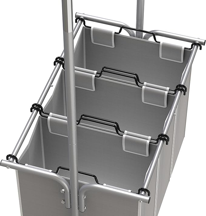 Simple Houseware 3 Bags Laundry Sorter - Image 4