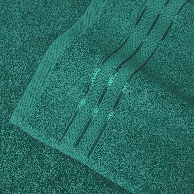 Elegant Comfort Three Line Popcorn Extra Large Luxury Bath Towel - Image 6