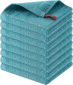 Homaxy 100% Cotton Terry Kitchen Dish Cloths, Ultra Soft and Absorbent Dish by Homaxy