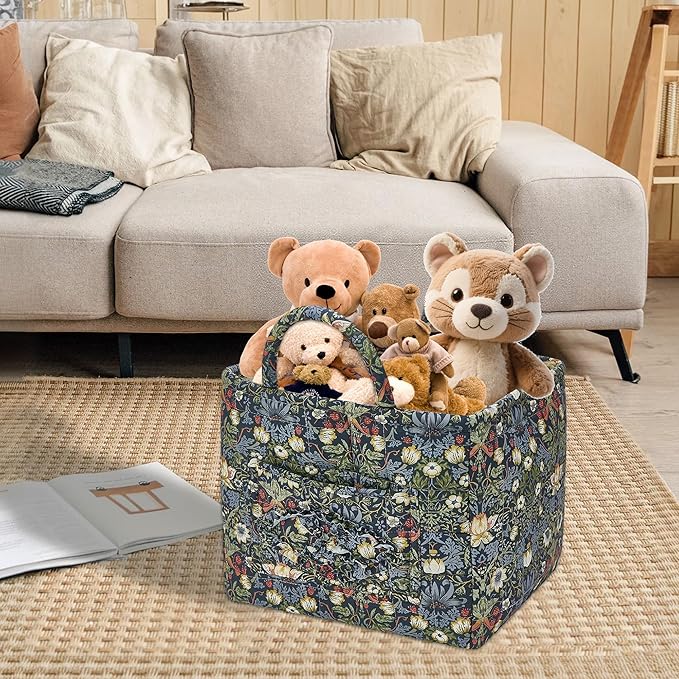 Quilted Fabric Storage Baskets - Image 2
