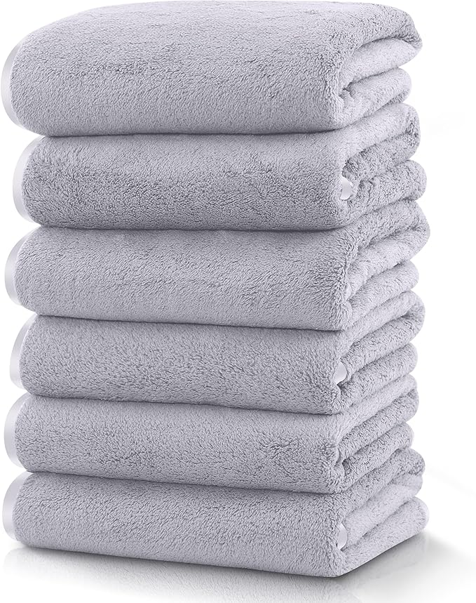 TENSTARS Silk Hemming Hand Towels by TENSTARS