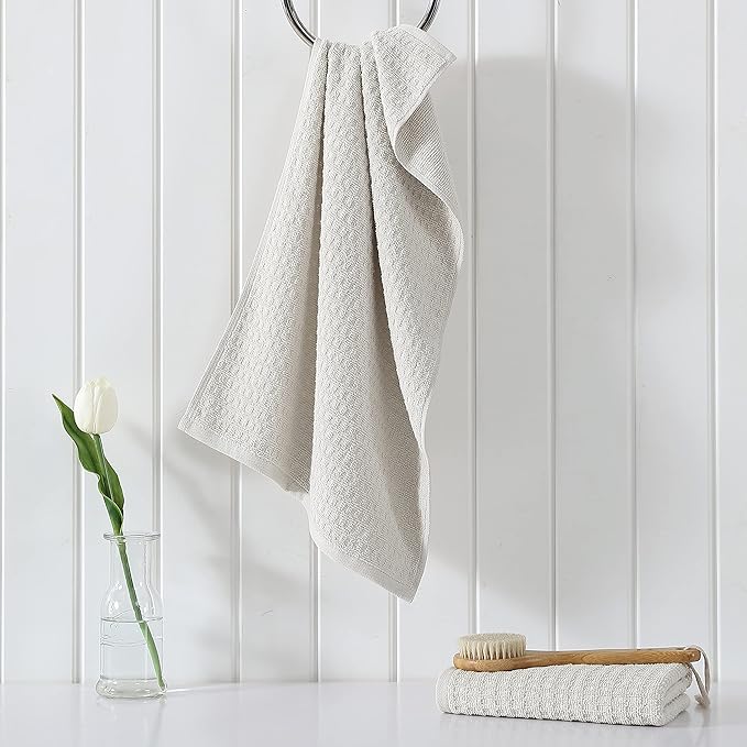 Tommy Bahama- Hand Towel Set, Highly Absorbent Cotton Bathroom Decor, Low - Image 3