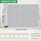 winemana Window Insulation Roll, 48IN x 15FT Reflective Heat Shield Bubble Film - Image 3