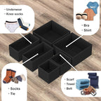 SIMPLE HOUSEWARE Foldable Drawer Organizer - Image 4