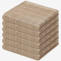 Mordimy 100% Cotton Terry Cloth Dish Cloths, Soft and Absorbent Checkered Dish by Mordimy