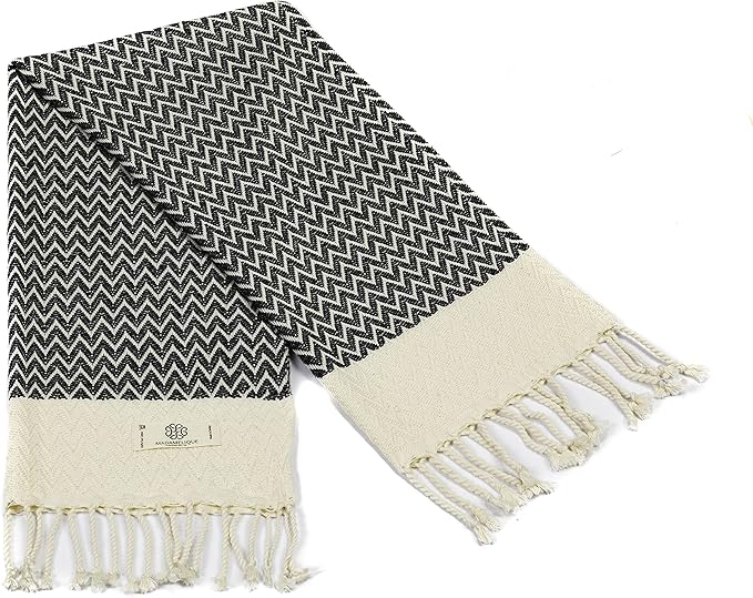 Madamelique Exclusive Hand Towels Set of 2-18 x 40 Inches - Image 6