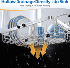 romision Expandable Dish Drying Rack Over The Sink Small Metal Stainless Steel - Image 3