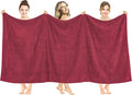 American Soft Linen 100% Cotton 600 GSM Turkish 40x80 Oversized Bath Towel Sheet by AmericanSoftLinen