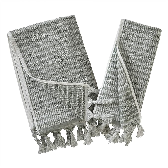 SKL Home Longborough 100% Turkish Cotton Premium 2-Piece Hand Towel Set - Image 3