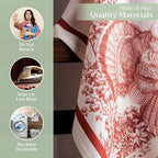 Maison d' Hermine Kitchen Towels Set of 3 100% Cotton 20" x 27.5" Reusable - Image 3