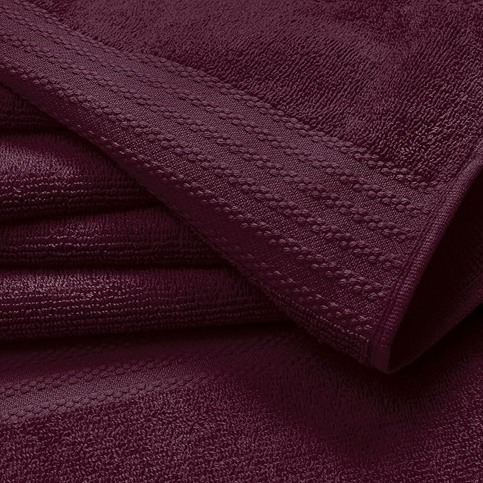 GLAMBURG Premium Cotton 4 Pack Bath Towel Set - Image 2