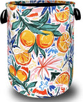 Tropical Fruit Orange Laundry Hamper Summer Colorful Laundry Basket by SELIONLIKN