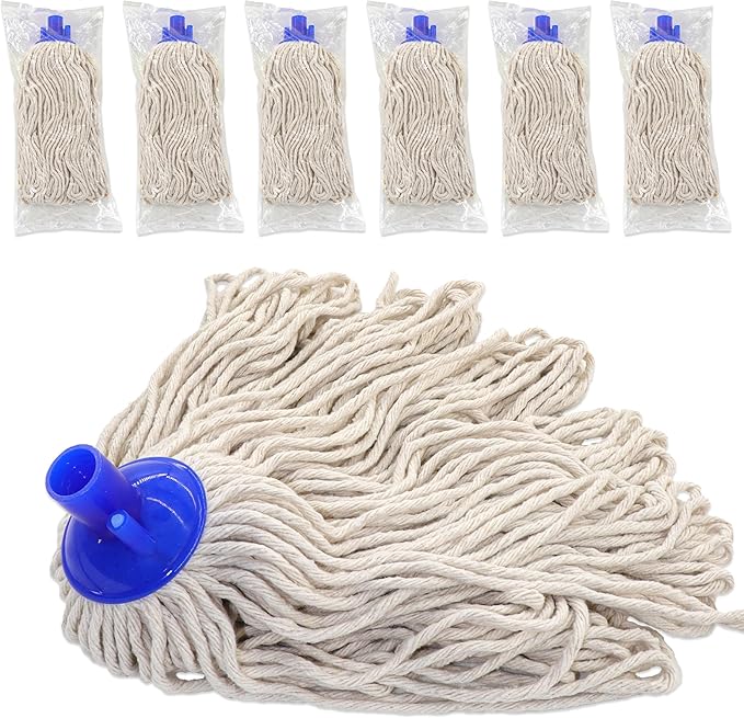 Cotton String Screw on Mop Replacement Head Compatible by EaseYourDay
