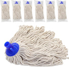 Cotton String Screw on Mop Replacement Head Compatible by EaseYourDay