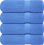 Infinitee Xclusives Luxury 100% Ring-Spun Cotton Bath Towels Set of 4 – Soft by InfiniteeXclusives