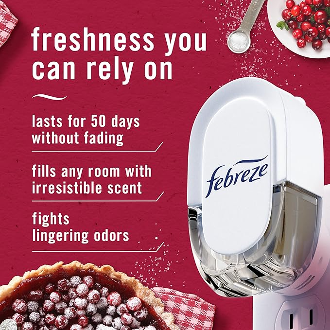 Febreze Plug-In Air Freshener, Odor-Fighting Scented Oil Refill - Image 2