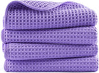 POLYTE 430 GSM Microfiber Lint Free Hand Towel, 16 x 30 in, 4 Pack by Polyte
