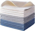 POLYTE Premium Microfiber Kitchen Dish Cloth Waffle Weave 12 Pack by Polyte