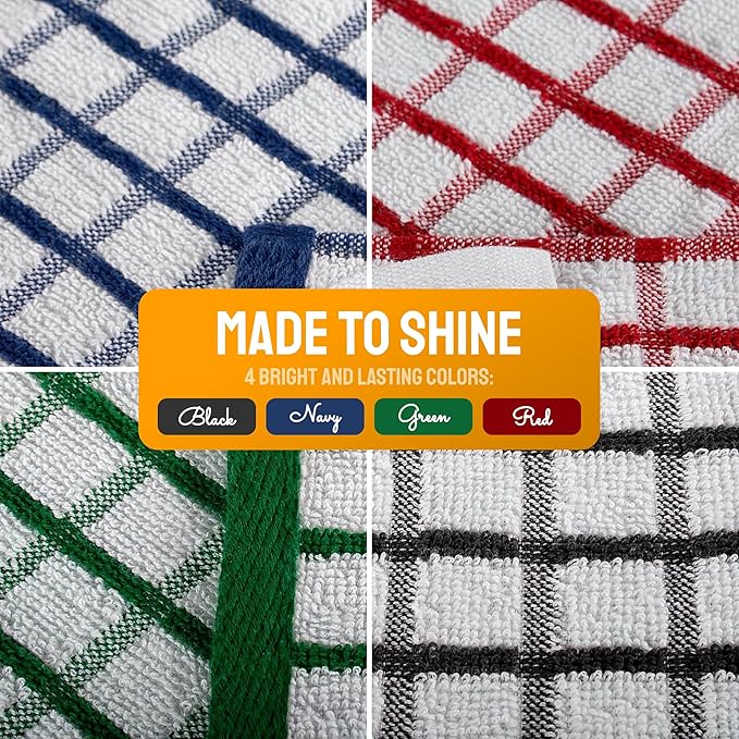 Premium Dish Towels for Kitchen, 8 Pack, 16x26 - Image 6