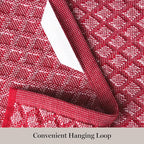 Martha Stewart Honeycomb Chambray Textured Kitchen Towel 4-Pack Set, 100% Cotton - Image 4