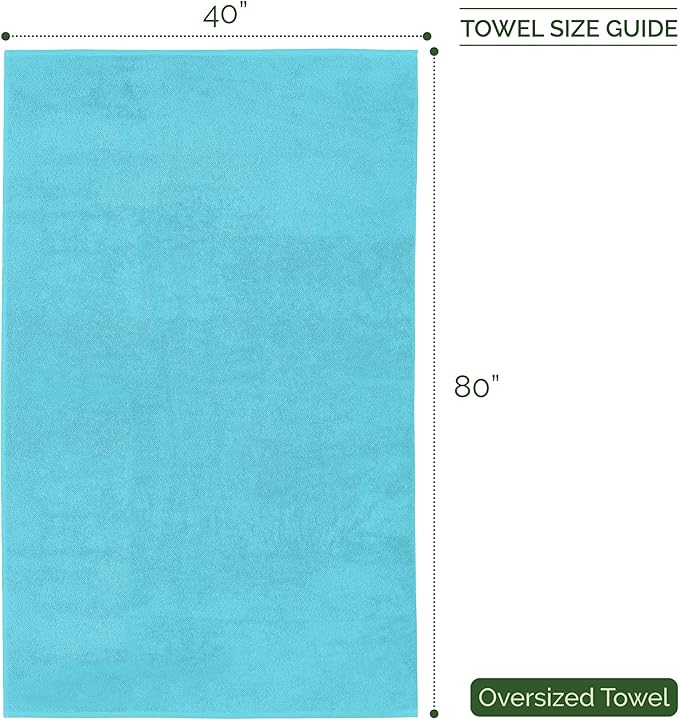 Elegant Comfort Three Line Popcorn Extra Large Luxury Bath Towel - Image 4