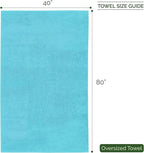 Elegant Comfort Three Line Popcorn Extra Large Luxury Bath Towel - Image 4