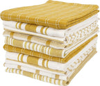 KAF Home Assorted Flat Kitchen Towels | 100% Cotton by KAFHome