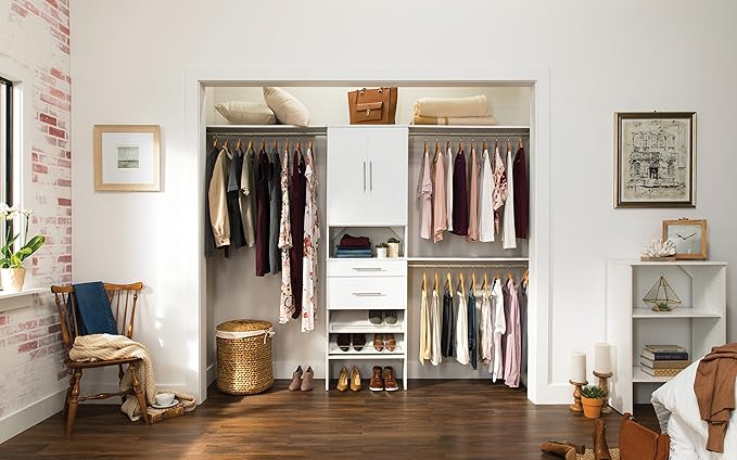 ClosetMaid SuiteSymphony Wood Closet Organizer Starter Kit - Image 11