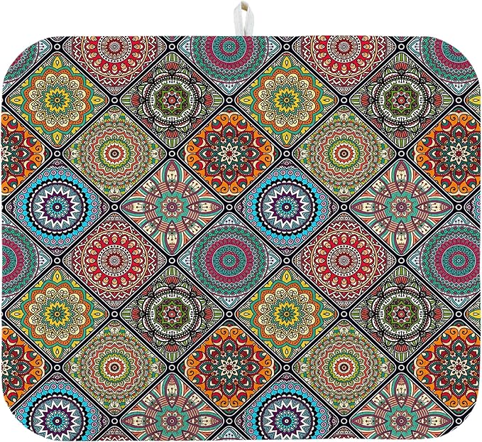 Dish Drying Mat for Kitchen Counter 16x18 Inch, Super Absorbent Dish Drainer Mat by Unknown
