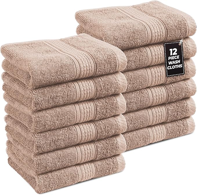 LANE LINEN Washcloths Set by LaneLinen