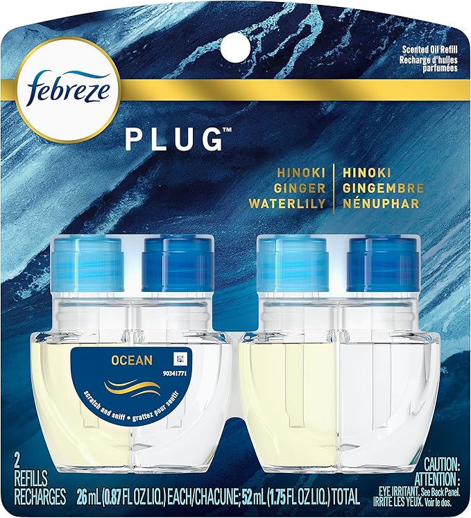 Febreze Origins Fade Defy PLUG Air Freshener & Odor Fighter, .87 fl. oz. Oil - Image 10