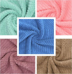 Microfiber Cleaning Cloth Lint Free Cleaning Rags, 10 Pack Fast Drying Dish Rags - Image 4