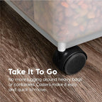 IRIS USA Airtight Dog Food Storage Container, WeatherPro, Removable Wheels - Image 5