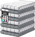 Homaxy Premium Cotton Kitchen Towels 16"x 28", Large Natural Ring Spun 390 GSM by Homaxy