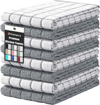 Homaxy Premium Cotton Kitchen Towels 16"x 28", Large Natural Ring Spun 390 GSM by Homaxy