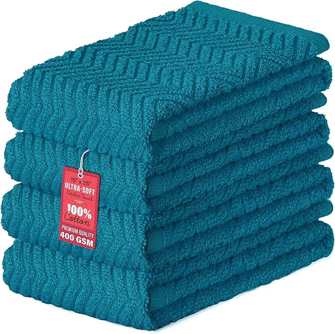 DecorRack 100% Cotton Kitchen Towels by DecorRack