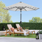 Best Choice Products 10ft Solar Polyester LED Lighted Patio Umbrella w/Tilt Adjustment and UV-Resistant Fabric - Image 3