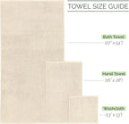 Elegant Comfort Luxury 6-Piece Towel Set, Premium Soft 100% Turkish Cotton - Image 3