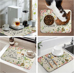 Easter He Is Risen Dish Drying Mats Spring Floral Dish Mat Easter Cross Drying - Image 7