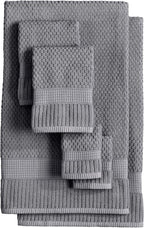 NY Loft 100% Cotton Towel Set 6 Piece | Super Soft & Absorbent Quick-Dry 2 Bath - Image 3