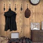 WEBI Rustic Coat Hooks:5 Cast Iron Hooks - Image 3