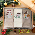 3 Pcs Mushroom Decorative Hand Towels - Image 6