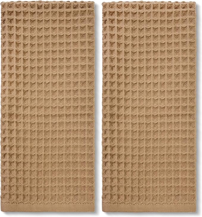 Jacquotha Waffle Bathroom Hand Towels 2-Piece – Cotton, Lightweight, Lint Free by Jacquotha