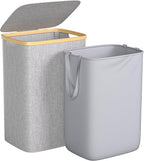 Large Laundry Hamper, 75L Waterproof Laundry Basket by Foluck