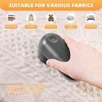 Electric Fabric Shaver and Lint Remover, Portable Fuzz Remover - Image 4