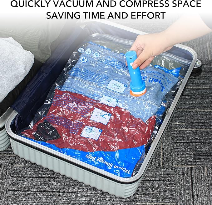 MEIQIHOME Vacuum Storage Bags, Space Saver Sealer Bags, Vacuum seal bags - Image 2