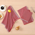 Homaxy Premium Kitchen Towels, Large Cotton Kitchen Hand Towels, Flat and Terry - Image 5