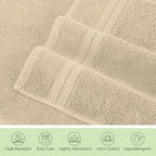 Elegant Comfort Luxury 6-Piece Towel Set, Premium Soft 100% Turkish Cotton - Image 8