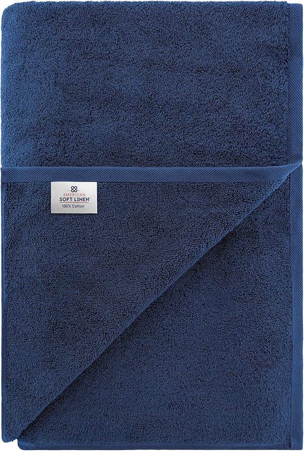 American Soft Linen 100% Cotton 600 GSM Turkish 40x80 Oversized Bath Towel Sheet - Image 6