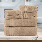 Elegant Comfort Luxury 6-Piece Towel Set, Premium Soft 100% Turkish Cotton - Image 7